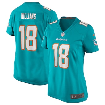 womens nike preston williams aqua miami dolphins game jersey